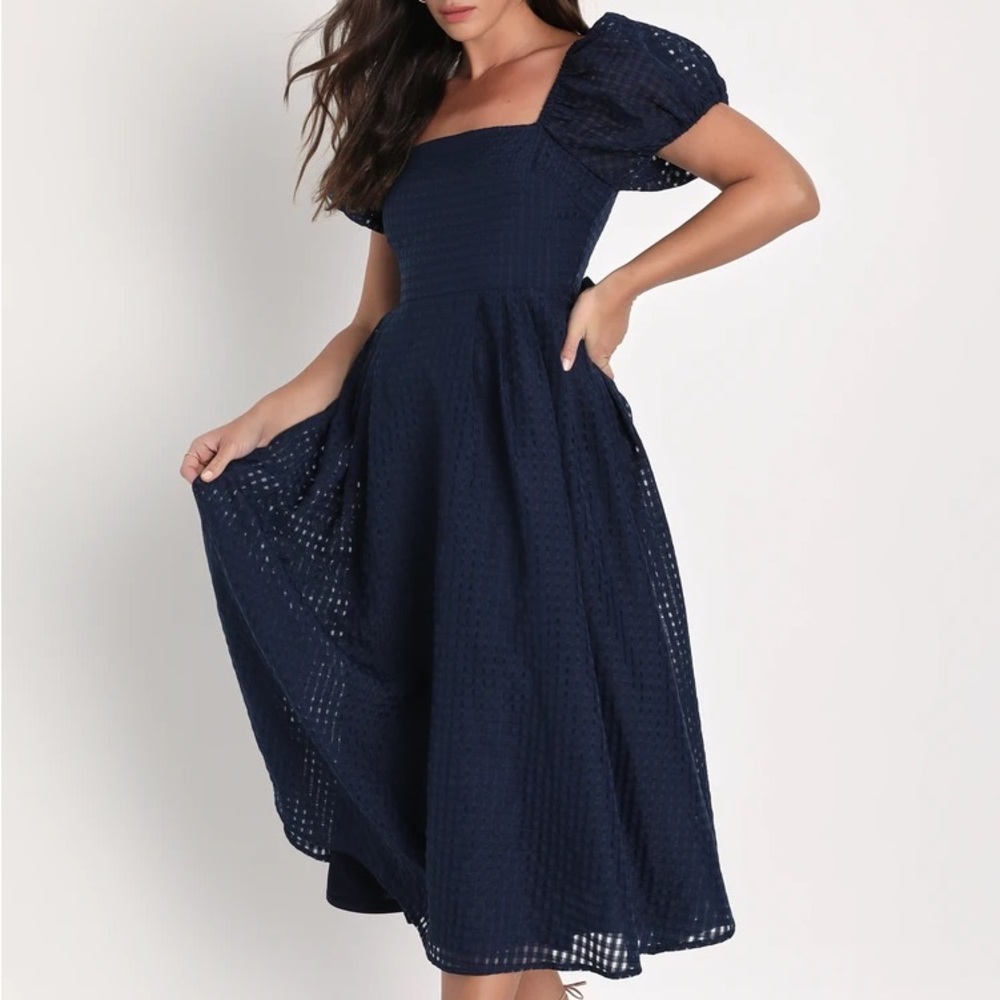 Navy Blue Dress